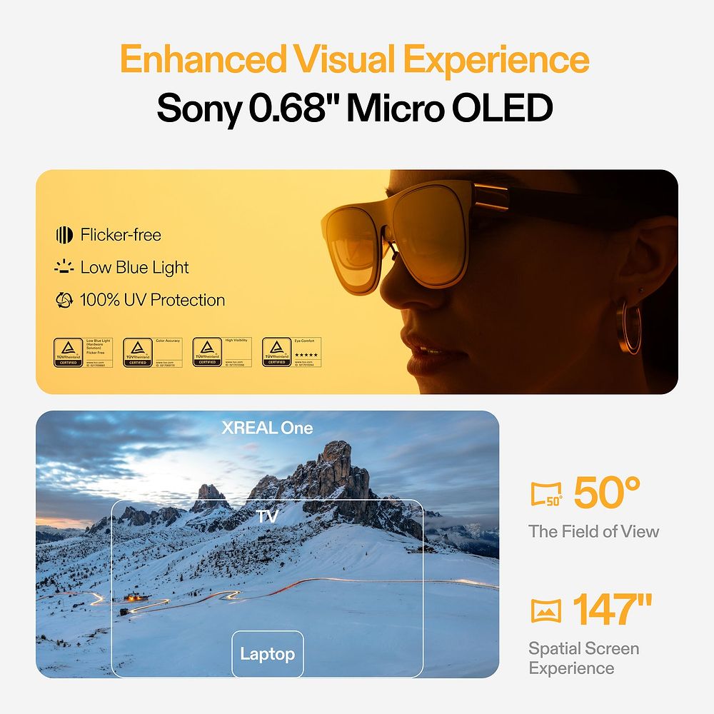 XREAL - One AR Glasses / Black
