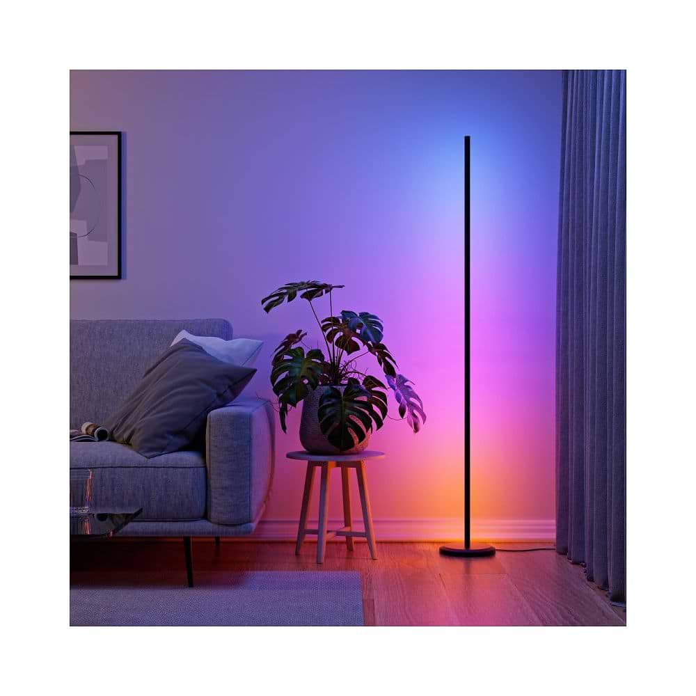 Nanoleaf - Matter Smart Multicolor Floor Lamp / Black