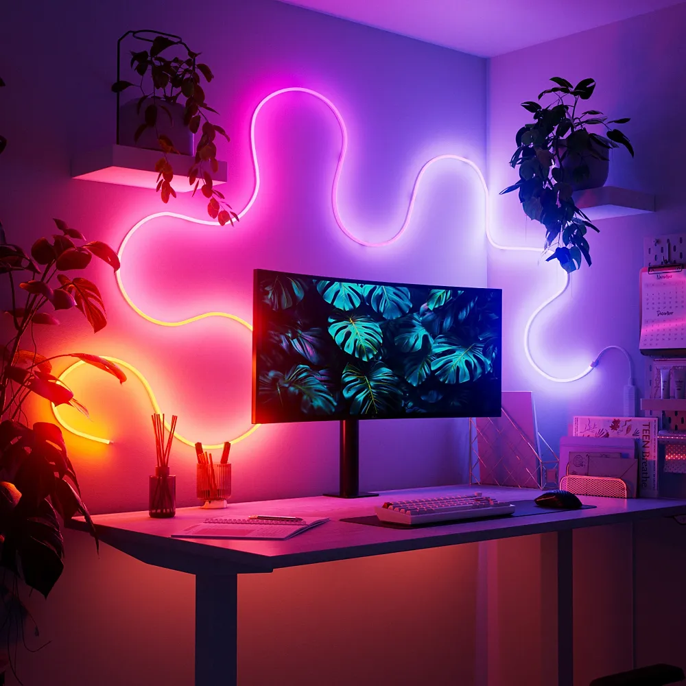 Nanoleaf - Matter Smart Addressable Multicolor HD Lightstrip (5m) / White