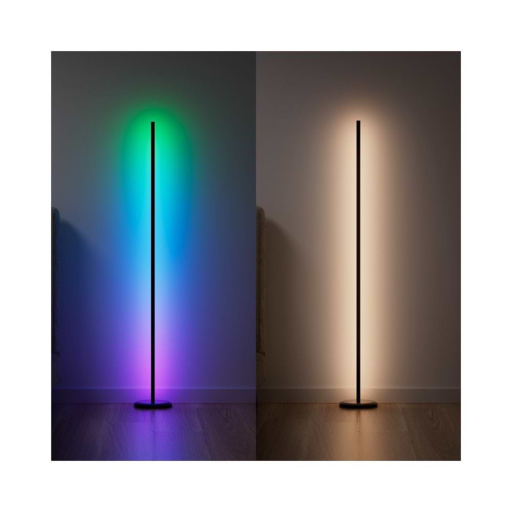Nanoleaf - Matter Smart Multicolor Floor Lamp / Black