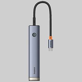 Baseus - UltraJoy 6-Ports USB-C Hub / Space Gray