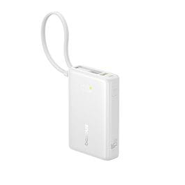 Baseus - PicoGo 10000mAh Power Bank with Digital Display 45W / Moon White