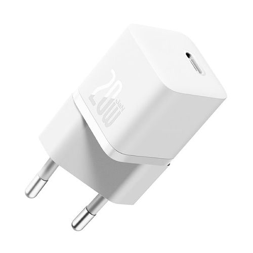 Baseus - Palm 20W USB-C Power Adapter 1C Fast Charging / Moon White