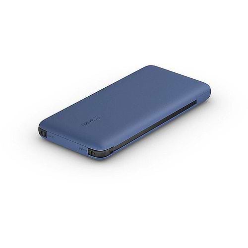 Belkin - BOOST CHARGE Plus 10000mAh USB-C Power Bank with Integrated Cables 