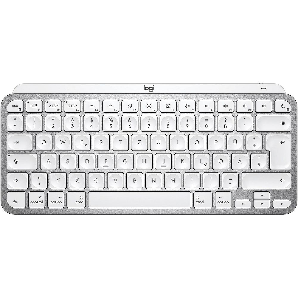 Logitech - MX Keys Mini Keyboard For Mac / White/Silver