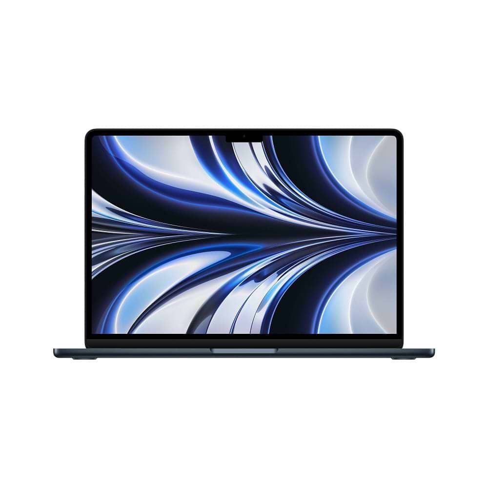 Apple - MacBook Air 13 (2022)/Apple M2 with 8-Core/8GB/8GPU/256GB SSD / Midnight *תצוגה*