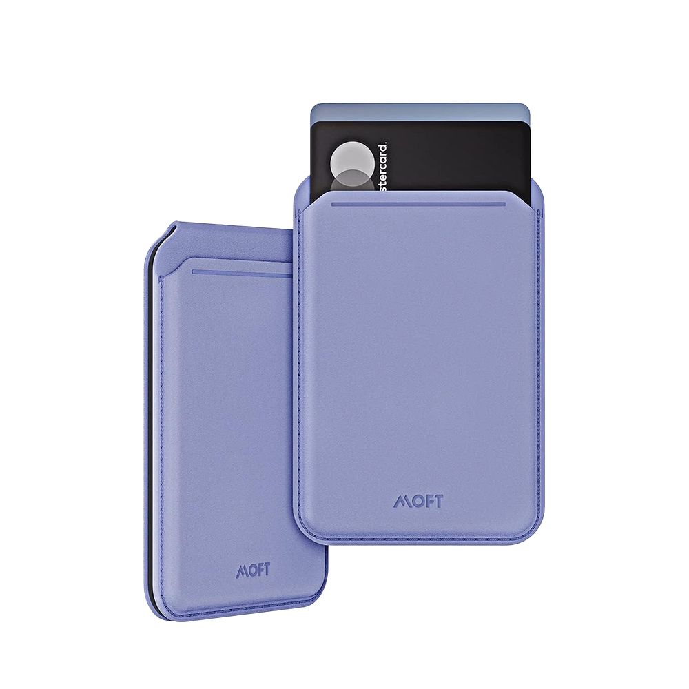 MOFT Snap Flash Wallet Stand with MagSafe purple