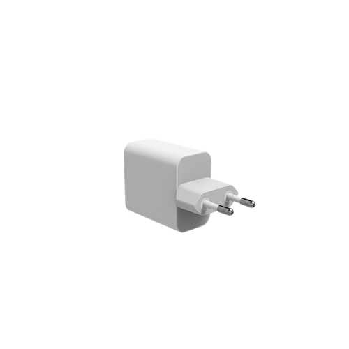 mophie - 45W Power Adapter (2 USB-C Ports) / White