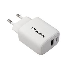Mower - 38W USB-A & USB-C Power Adapter / White