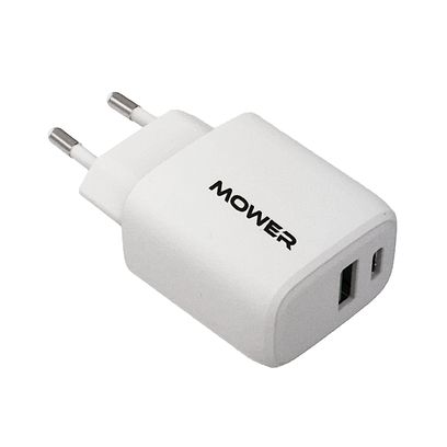 Mower - 38W USB-A & USB-C Power Adapter / White White