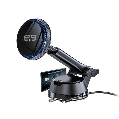 PureGear - MagSafe Charging Dash/Windshield Mount + Card Holder / Dark Gray