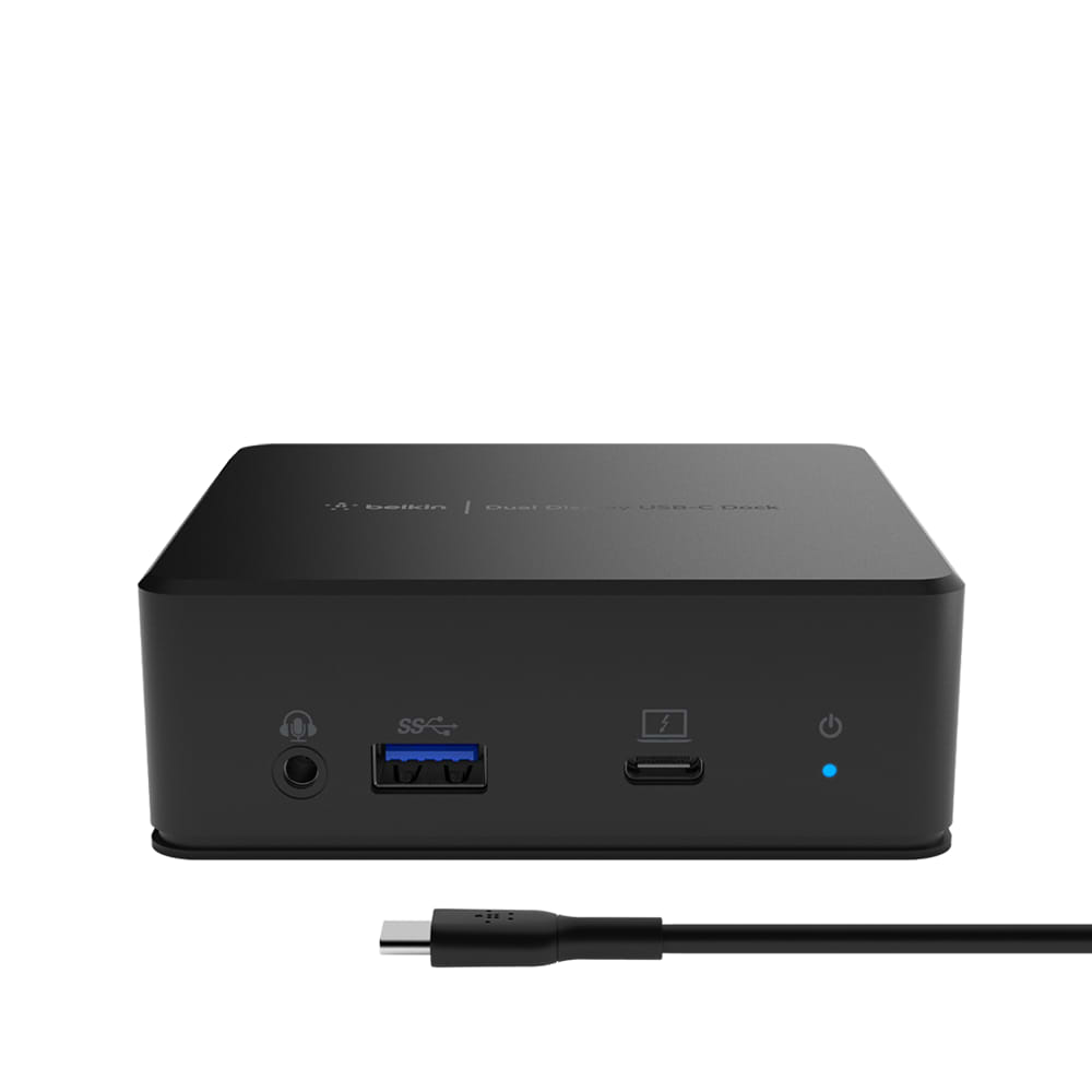 Belkin CONNECT USB C Dual Display Docking Station Black