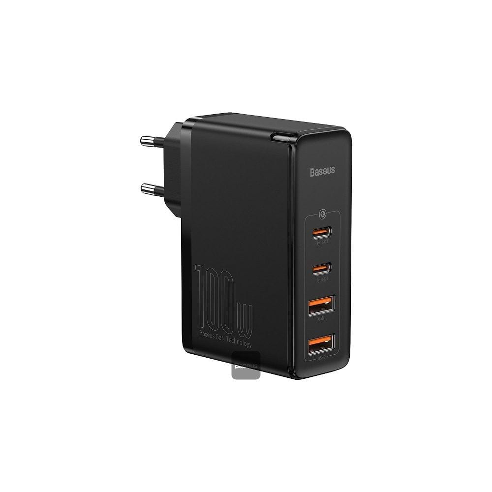 Baseus - 100W GaN2 Pro Quick Power Adapter / Black