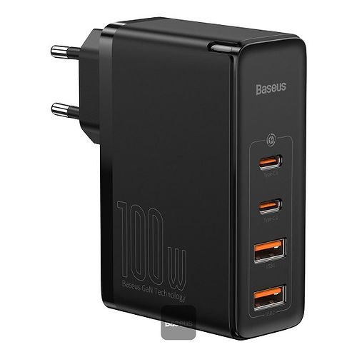 Baseus - 100W GaN2 Pro Quick Power Adapter / Black