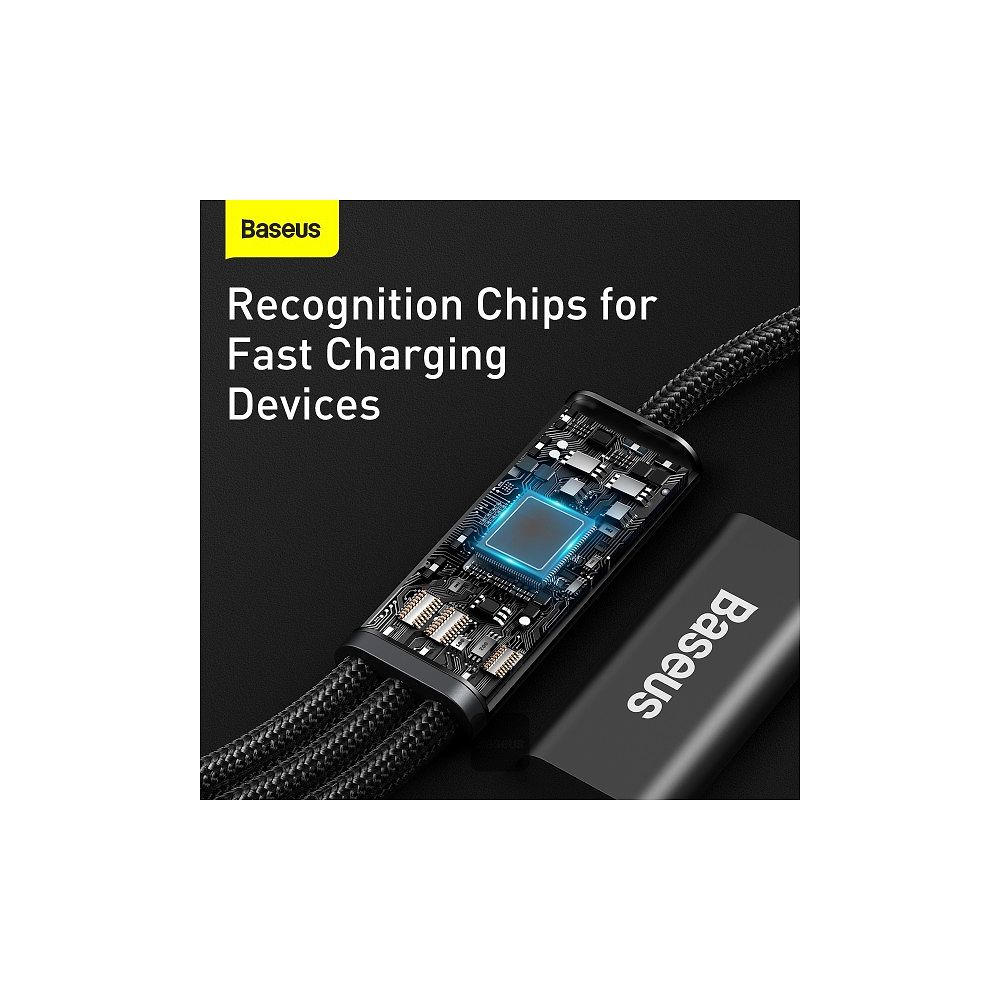 Baseus - Rapid Series 3-in-1 Cable Type-C (1.5m) / Black