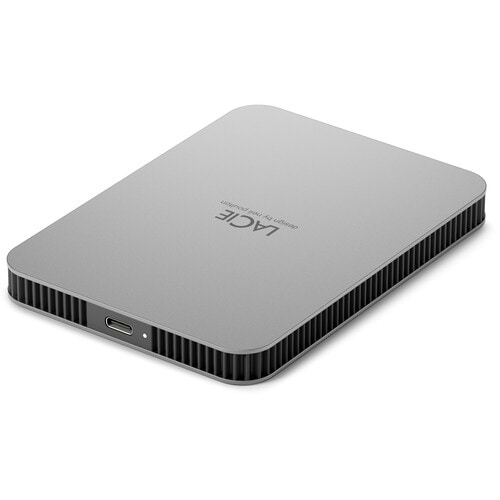 LaCie - Mobile Drive 1TB / Moon Silver