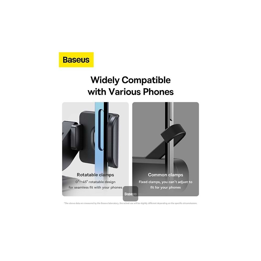 Baseus - Stable Gravitational Car Mount Lite for Air Outlet / Black