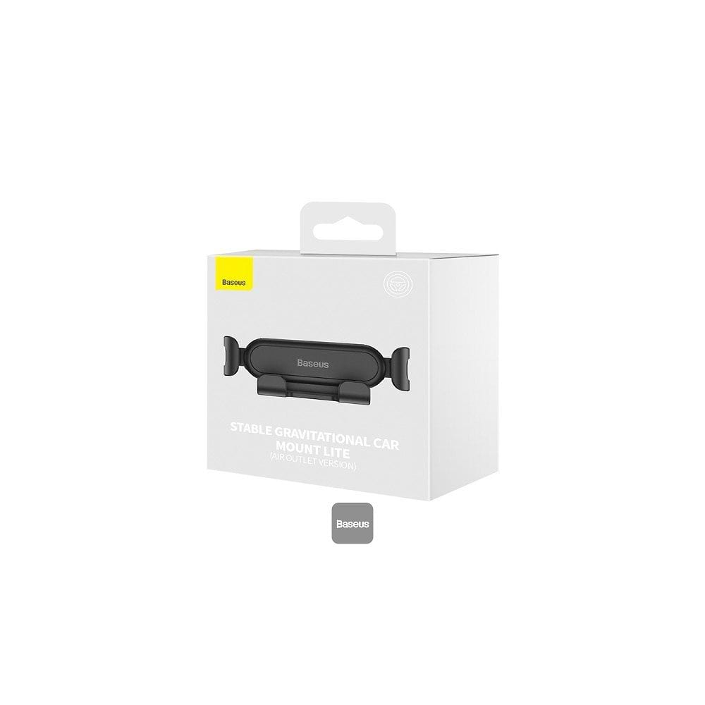 Baseus - Stable Gravitational Car Mount Lite for Air Outlet / Black