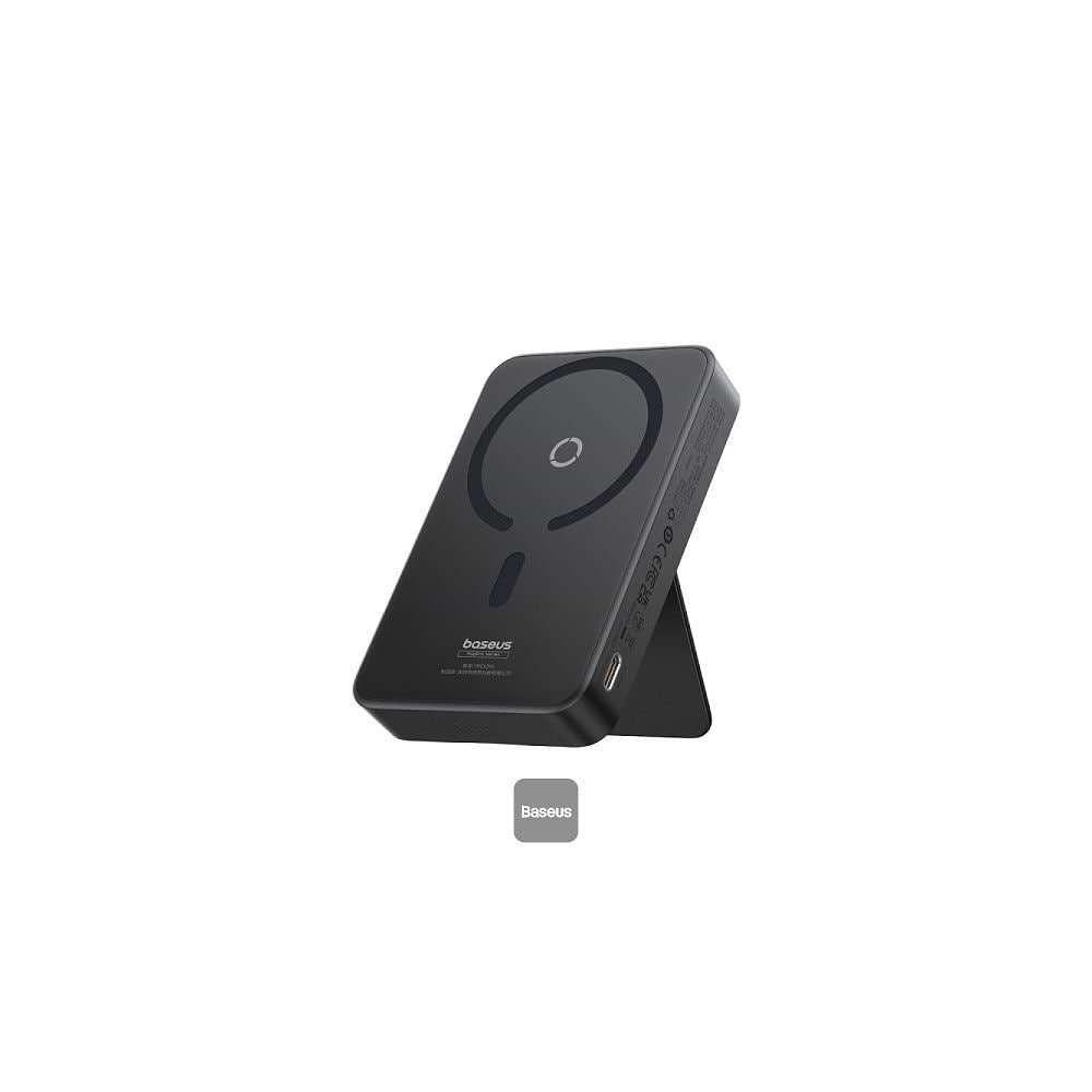 Baseus - 15W MagPro Wireless Power Bank 5000mAh / Black