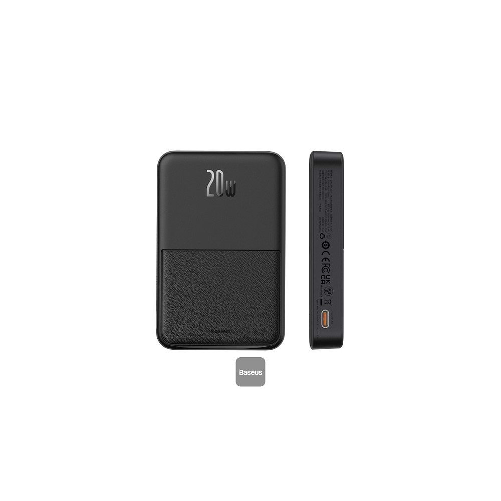 Baseus - 15W MagPro Wireless Power Bank 5000mAh / Black