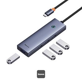 Baseus - UltraJoy 4-in-1 USB-C Hub / Space Gray