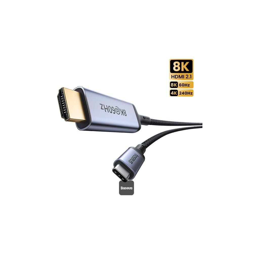 Baseus - High Definition Series Type-C to HDMI 8K Cable (1.5m) / Black