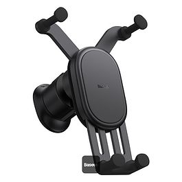 Baseus - Stable Gravitational Car Mount Air for Air Outlet / Black