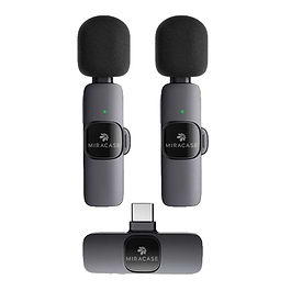 MIRACASE - Dual Wireless Microphones for iPhone