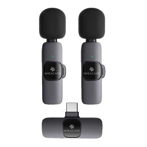 MIRACASE - Dual Wireless Microphones for iPhone