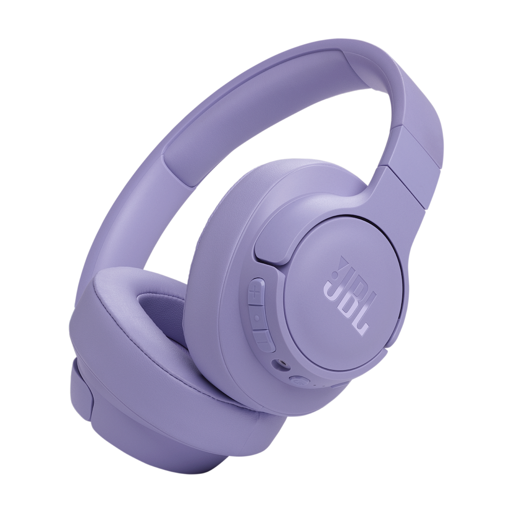JBL Tune 770NC Bluetooth Active Noise Cancelling Headphones purple