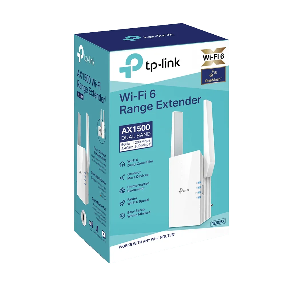 TP-Link - RE505X AX1500 Access Point Wi-Fi 6 / White