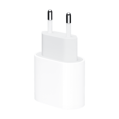 Apple - 20W USB-C Power Adapter / White White