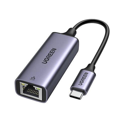 UGREEN - USB-C to Gigabit Ethernet Aluminium Adapter / Grey
