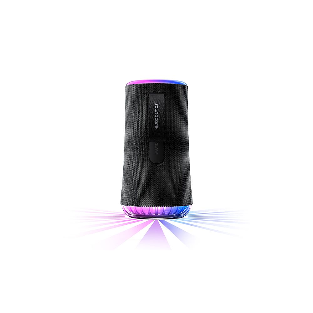 Anker - SoundCore Glow Flare 3 Portable Bluetooth Speaker / Black