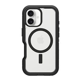 OtterBox - Defender XT Case with MagSafe for iPhone 16 / Clear/Black