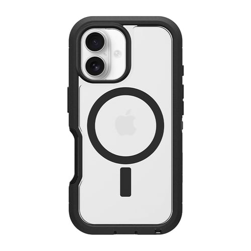 OtterBox - Defender XT Case with MagSafe for iPhone 16 / Clear/Black