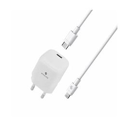 miracase - 20W Power Adapter with USB-C to Lightning Cable / White