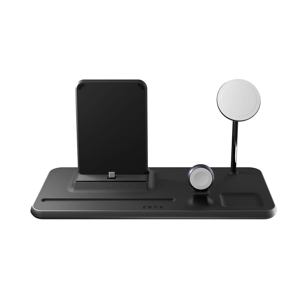 ZENS 4 in 1 iPad MagSafe wireless charger Black