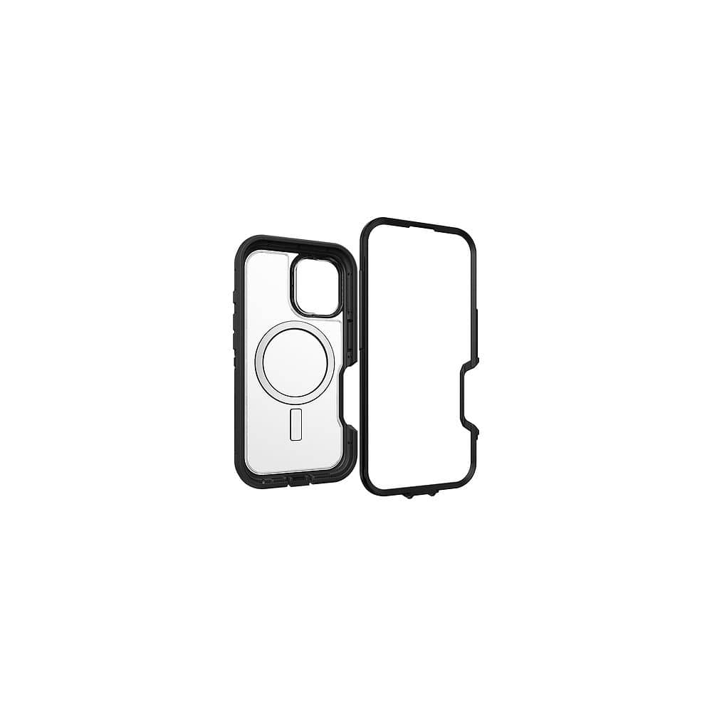 OtterBox - Defender XT Case with MagSafe for iPhone 16 / Clear/Black