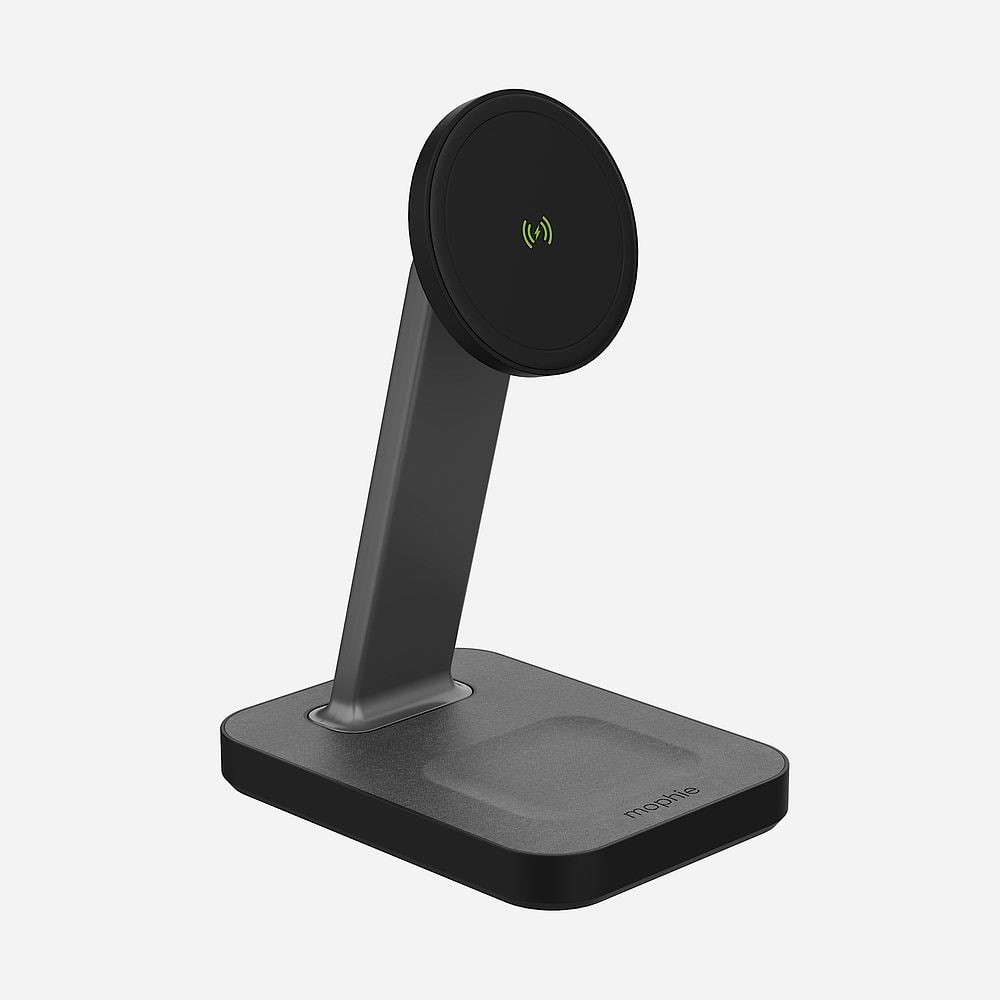 mophie - Snap+ Charging Stand for iPhone and AirPods / Black