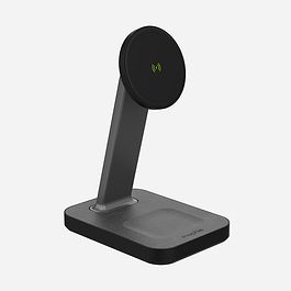 mophie - Snap+ Charging Stand for iPhone and AirPods / Black
