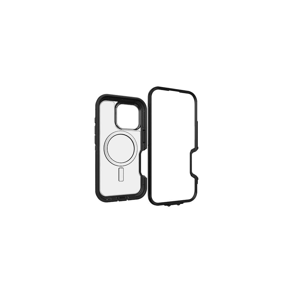 OtterBox - Defender XT Case with MagSafe for iPhone 16 Pro Max / Clear/Black