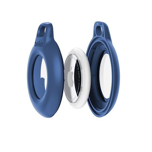 Belkin - Waterproof Secure Holder with Key Ring for AirTag / Blue