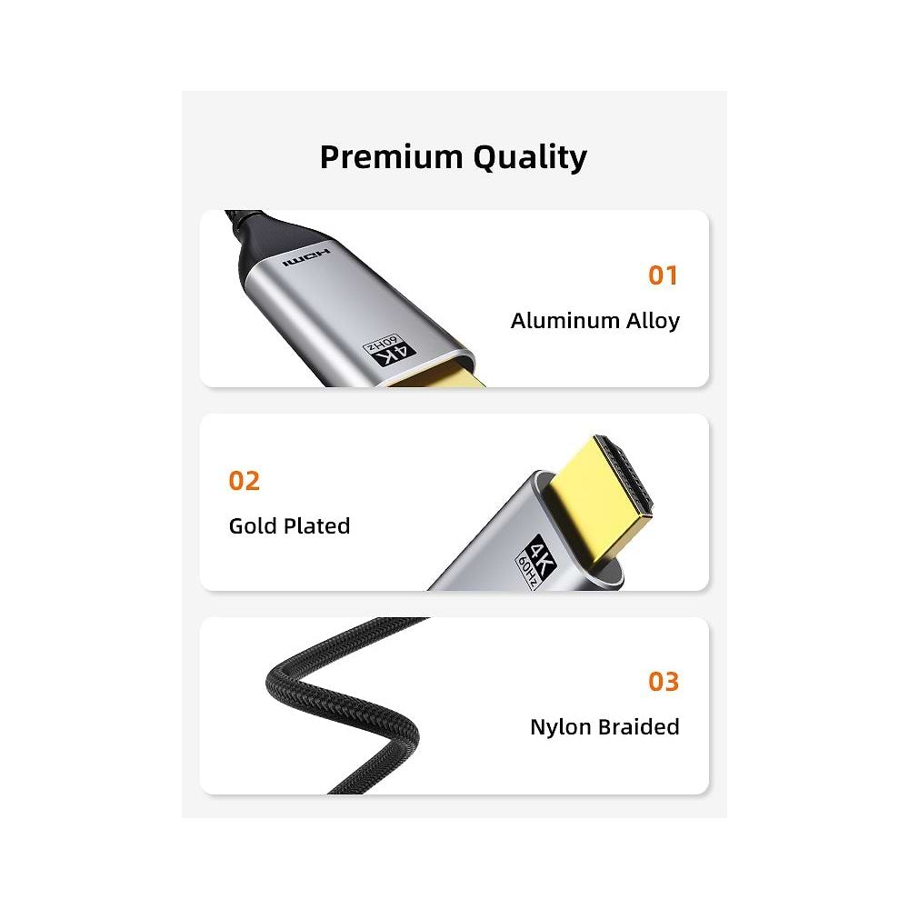 Cable Time - USB-C to HDMI 4K/60Hz Cable