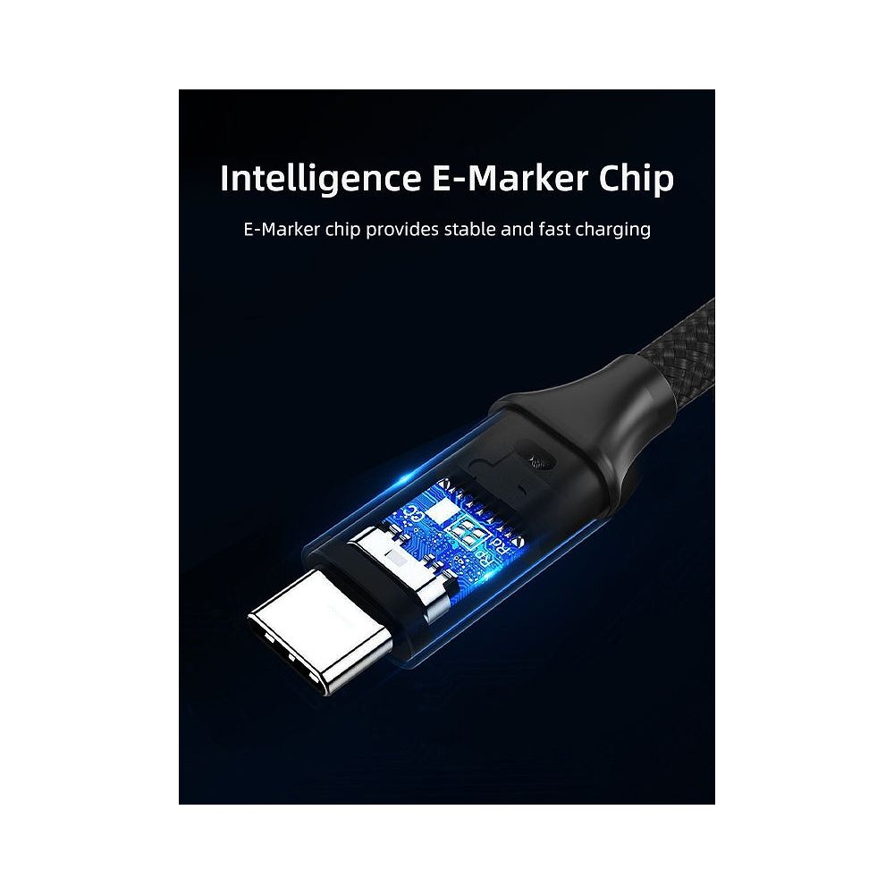 Cable Time - USB-C 3.1 Cable Gen2 Coaxial 20Gbps 100W