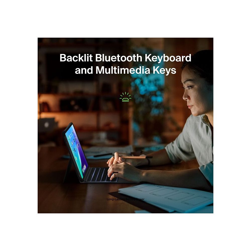 Belkin - Cardle Keyboard Folio for iPad 10th Gen / Black