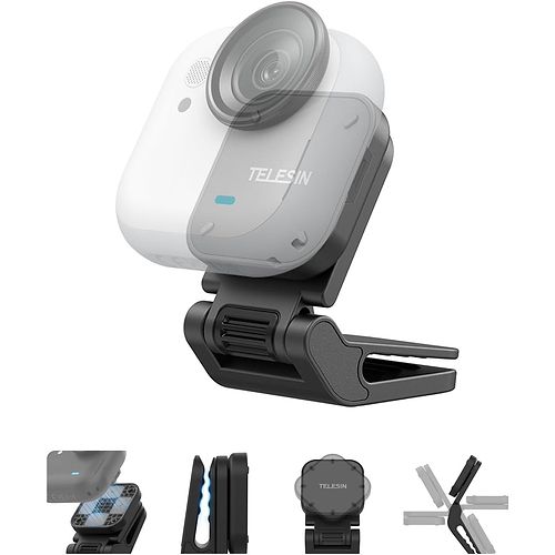 Telesin - Magnetic Brim Clip for Go Ultra / Black