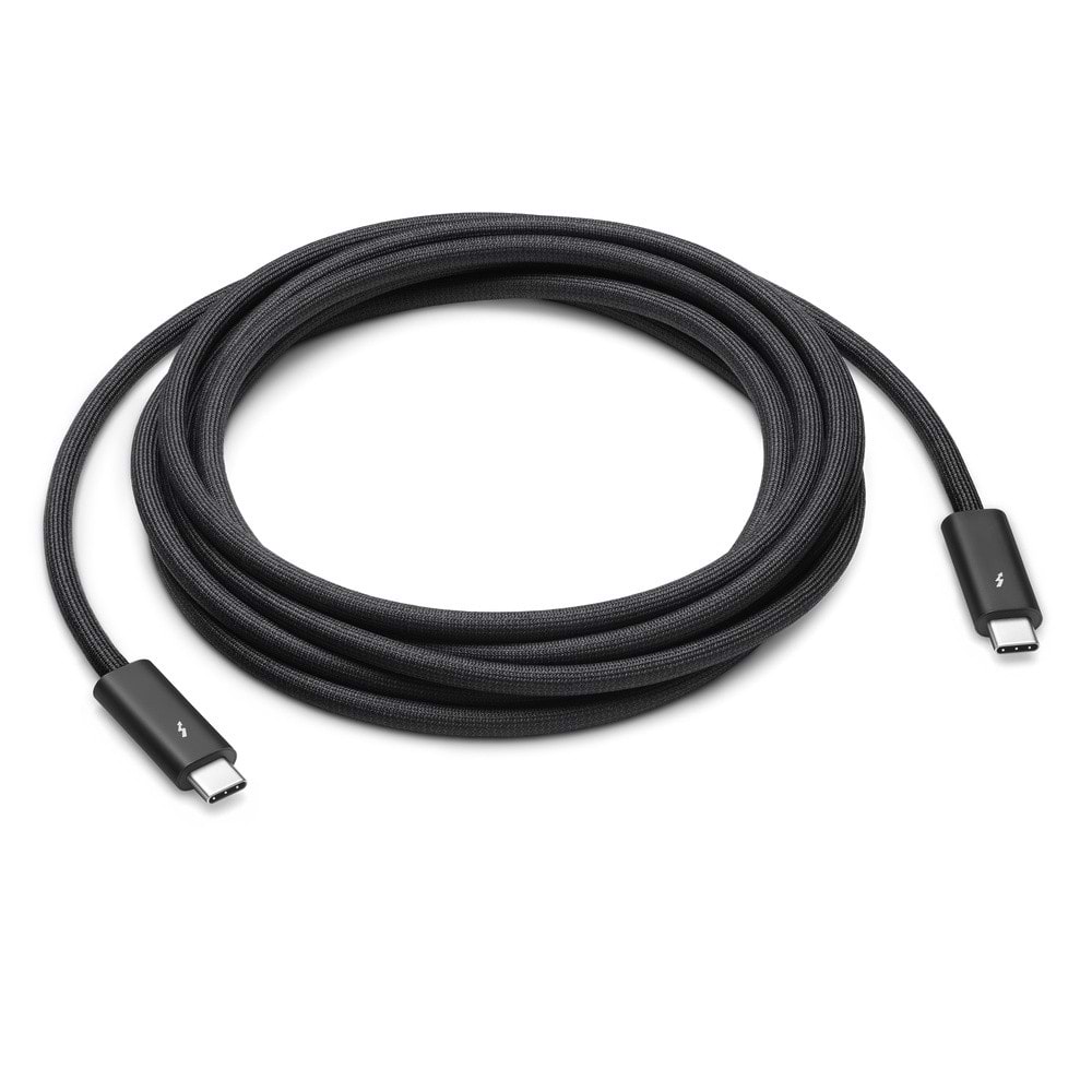 Apple - Thunderbolt 4 Pro (USB-C) Cable (3m) / Black