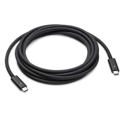 Apple - Thunderbolt 4 Pro (USB-C) Cable (3m) / Black
