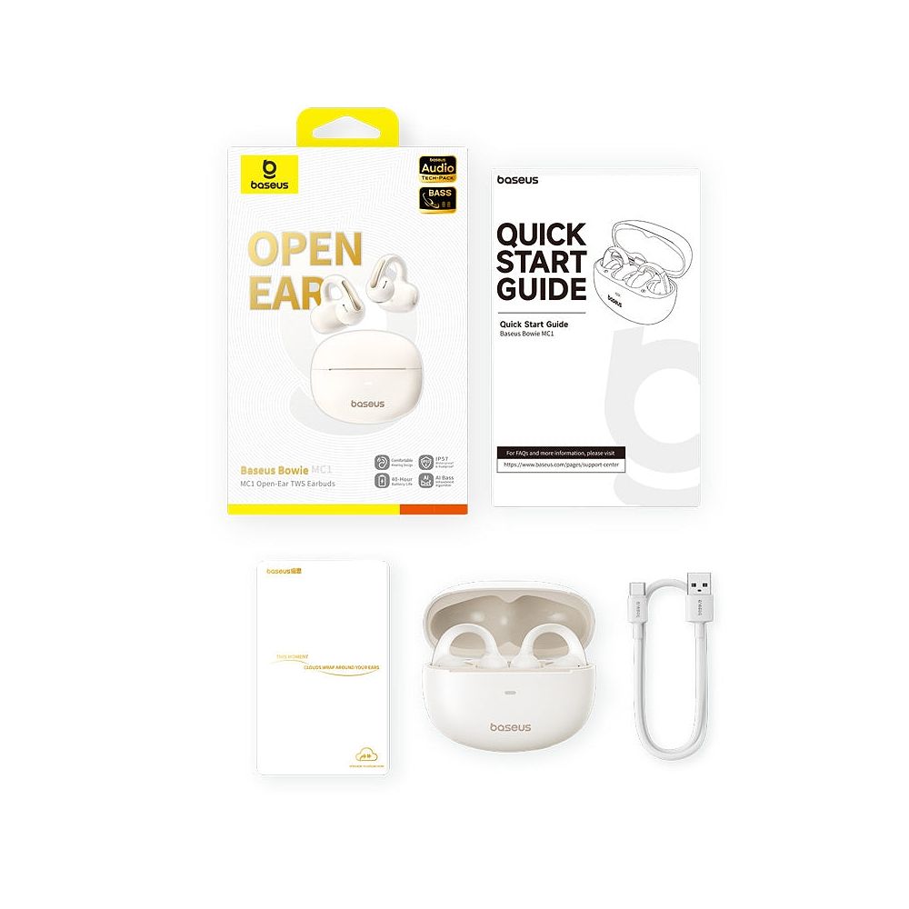 Baseus - Bowie MC1 Clip-On Earbuds 